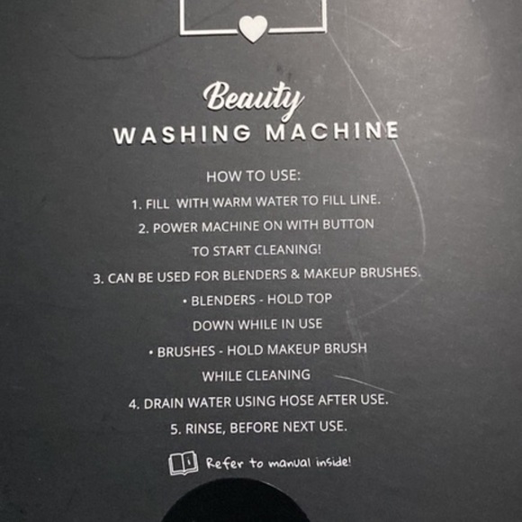 NWT Adorable Boxy Charm Makeup Brush & Beauty Blenders Washing Machine - Picture 4 of 4